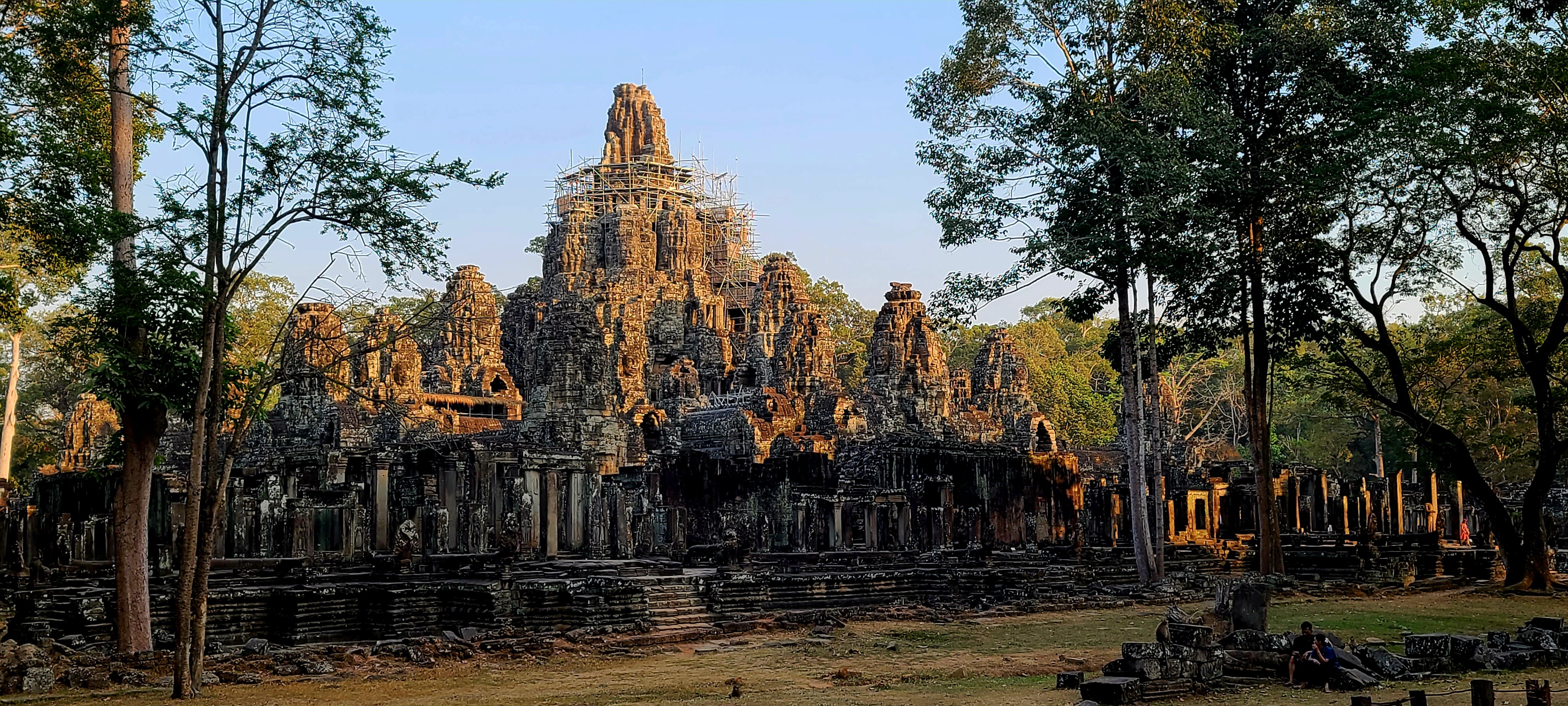 Bayon et ses visages monumentaux à Angkor, Cambodge