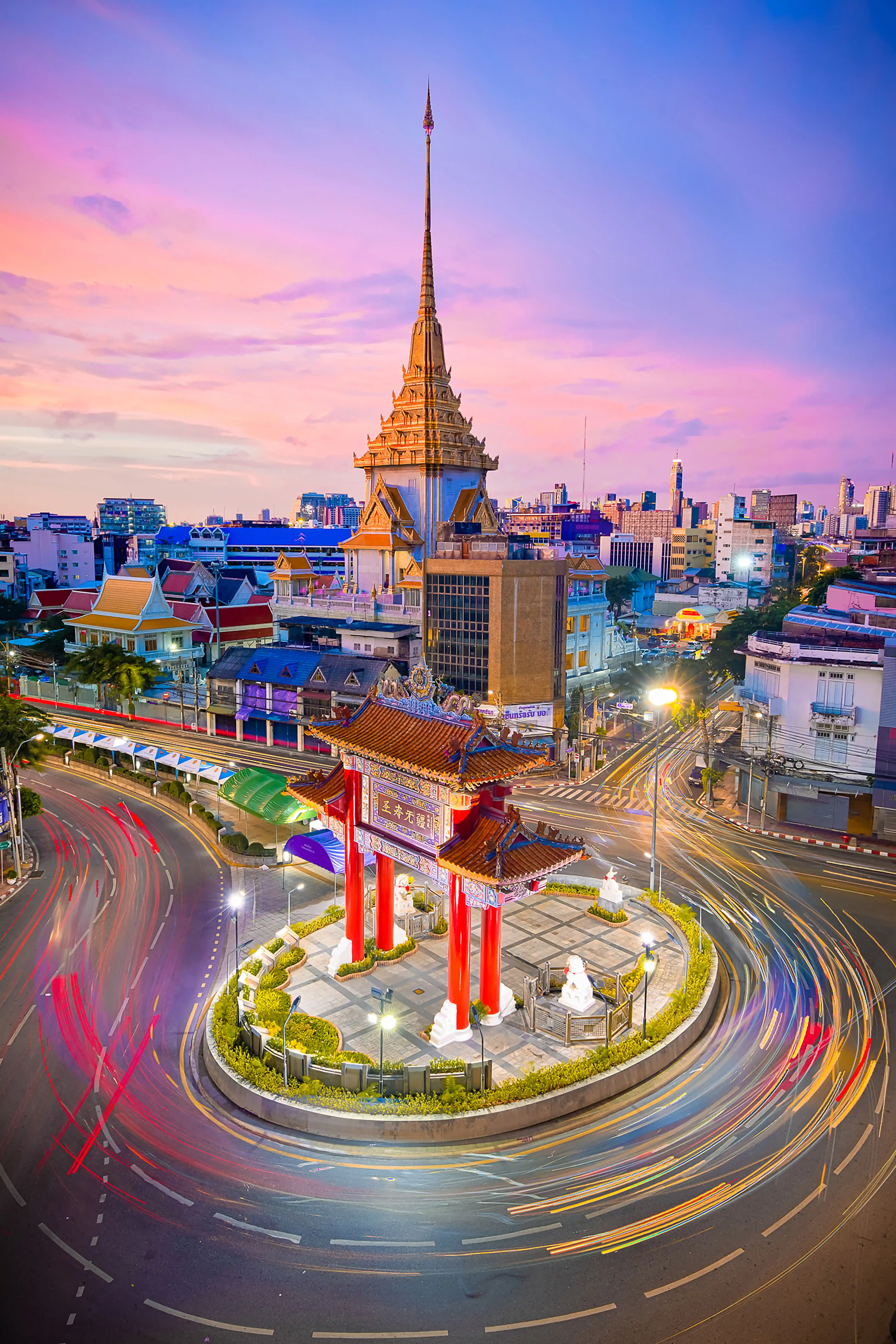 Yaowarat Road de nuit