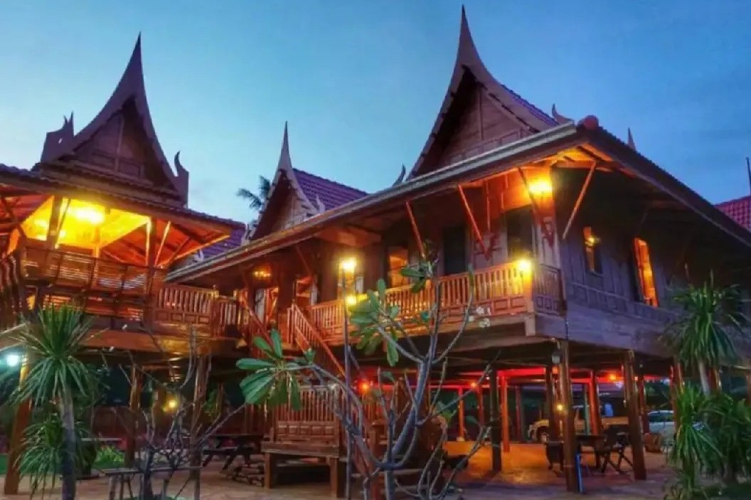 Maison teck soir