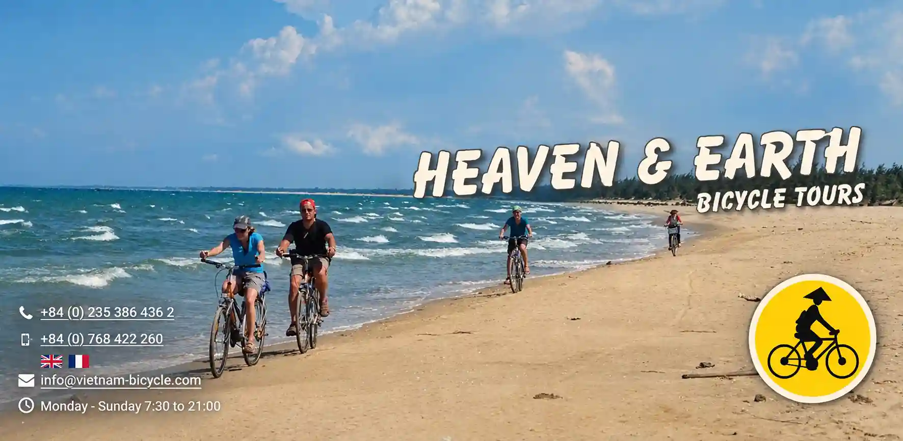 Heaven & Earth Bicycle Tours, Balades en vélo au Vietnam